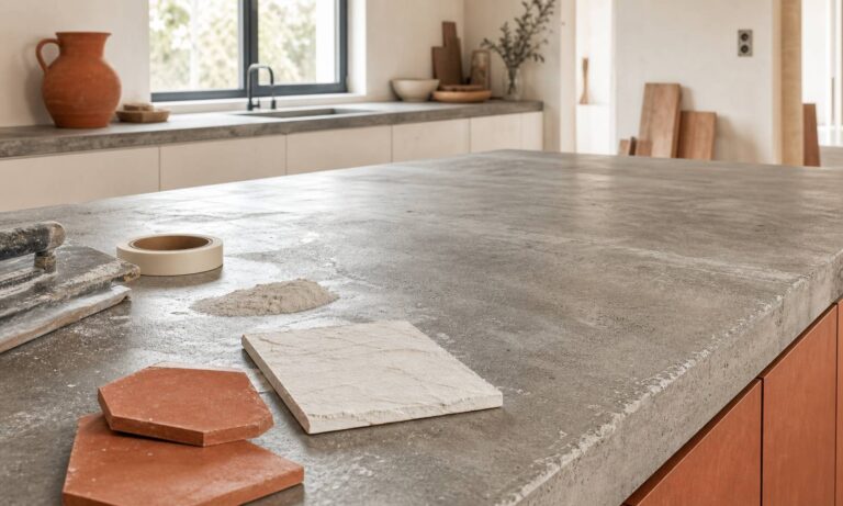 Béton ciré plan de travail : durable ou fausse bonne idée ?