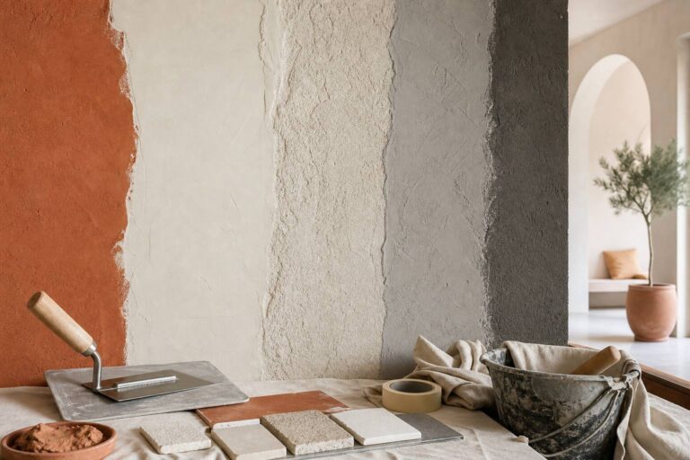 Enduit décoratif : effets, pose et pièces adaptées