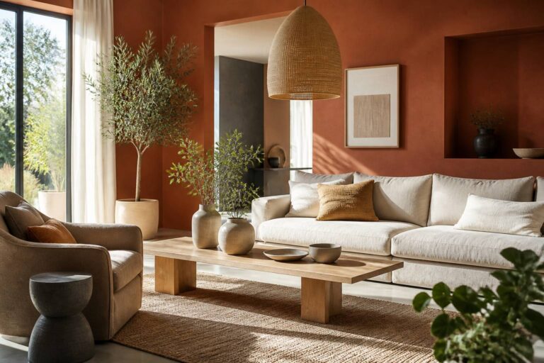 Couleur marron : l&rsquo;associer en déco sans assombrir