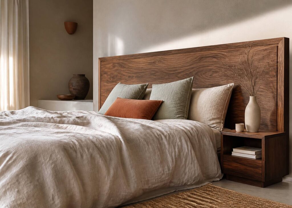Tête de lit en bois : modèles, dimensions et fabrication, Tête de lit en bois